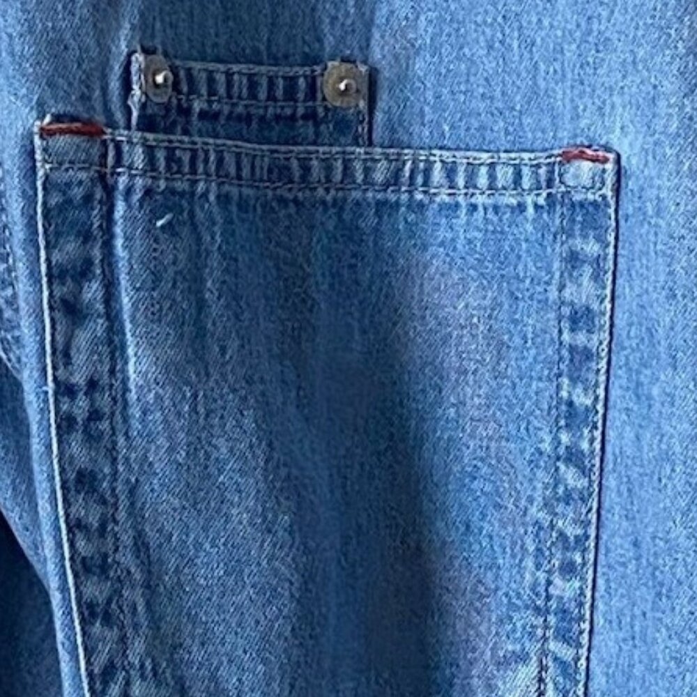 Women's Button-Down Jean Shirt - Picture 3 of 4